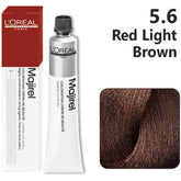 Loreal Professional Majirel Hair Color 50G No 5.6 Red Light Brown + Oxidant 495Ml Combo